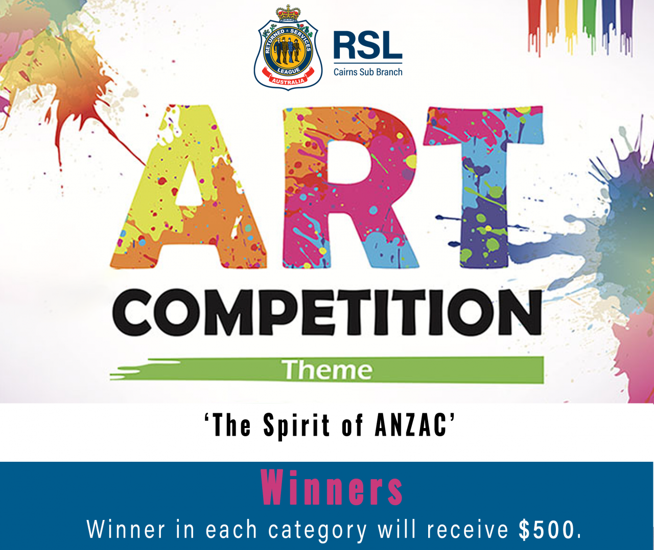 The Spirit of ANZAC Art Competition - Cairns RSL SubBranch