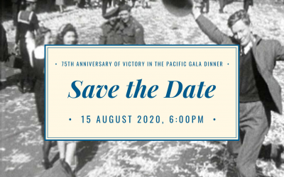 Save the Date – 75th Anniversary of Victory in the Pacific Gala Dinner
