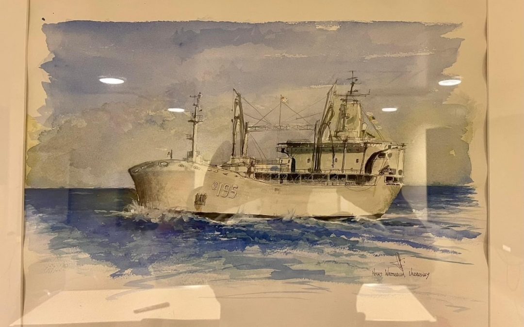 HMAS SUPPLY II DEDICATION TO HMAS WESTRALIA
