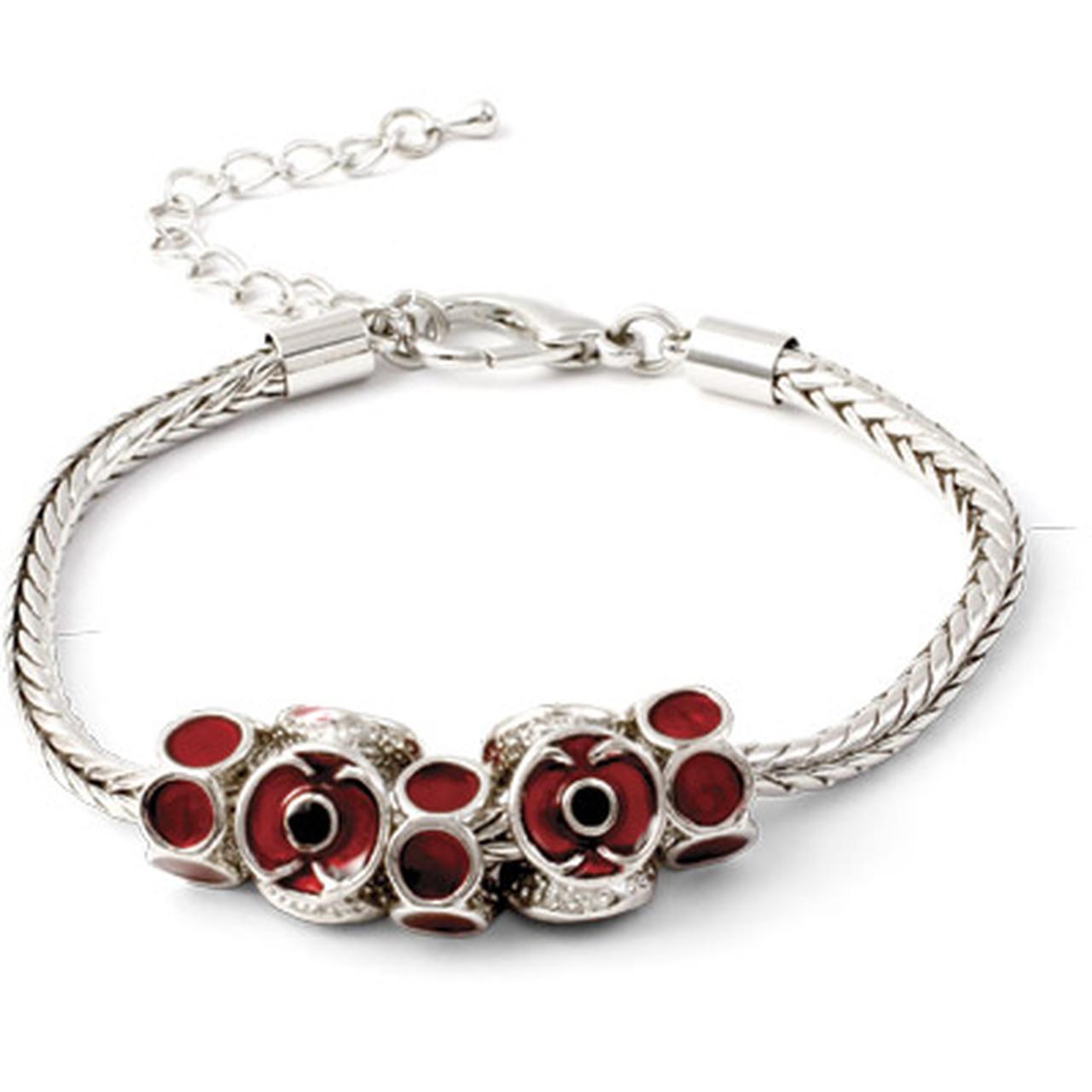 Red Poppy Bracelet