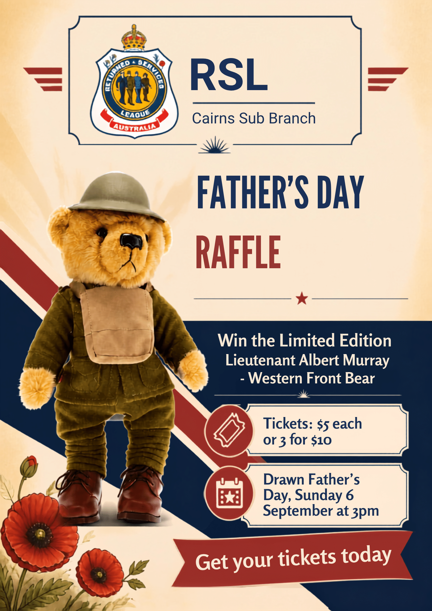 Father’s Day Raffle Ticket 3 for $10